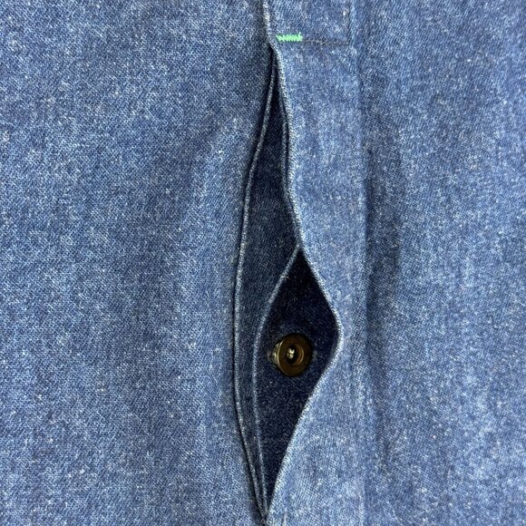 Vintage 90s Liberty Bib Denim Carpenter Overalls Mens Painter Workwear Utility - Picture 7 of 10